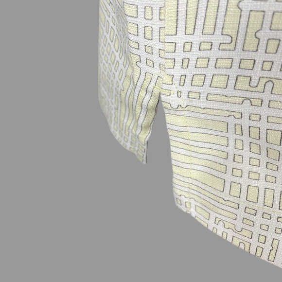 Tommy Bahama 100% Slk Retro Geometric Print Short Sleeve Camp Shirt Size Large - Picture 11 of 14